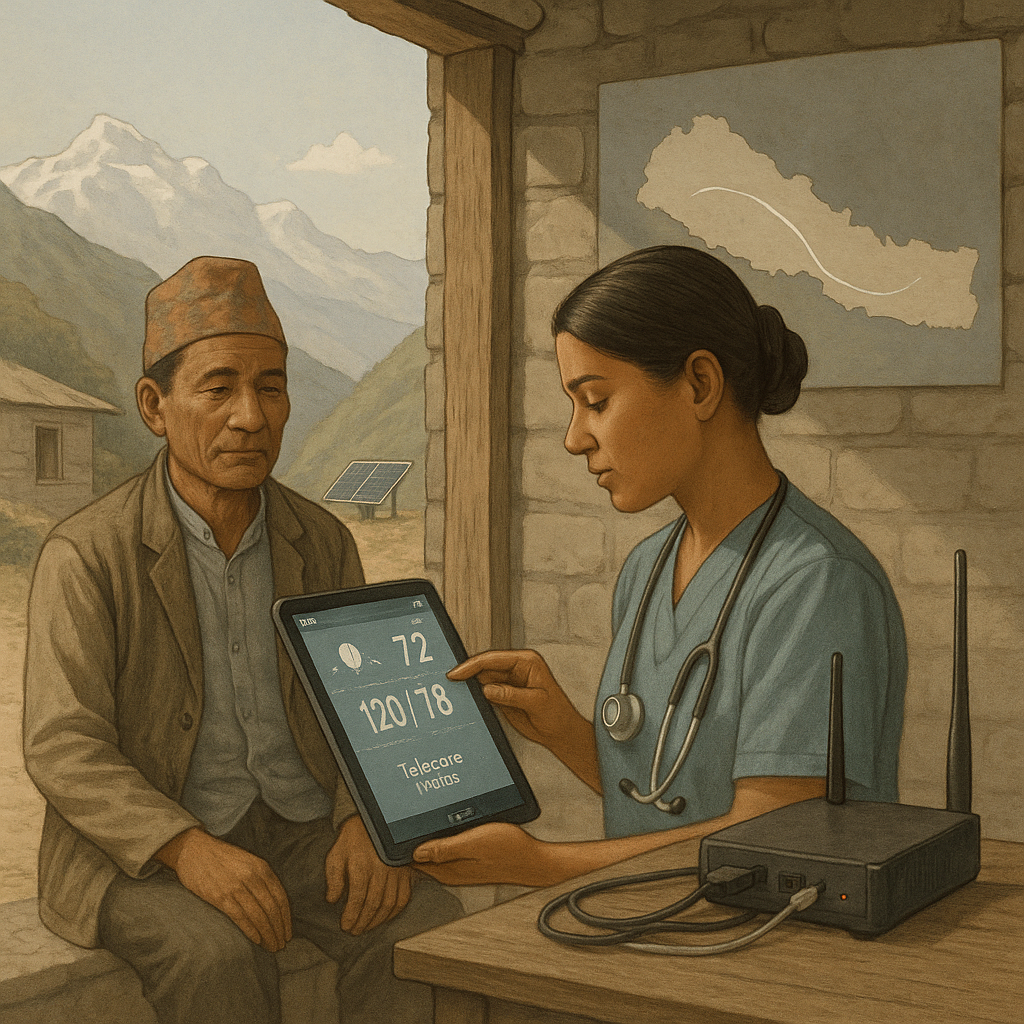 Telehealth connectivity setup